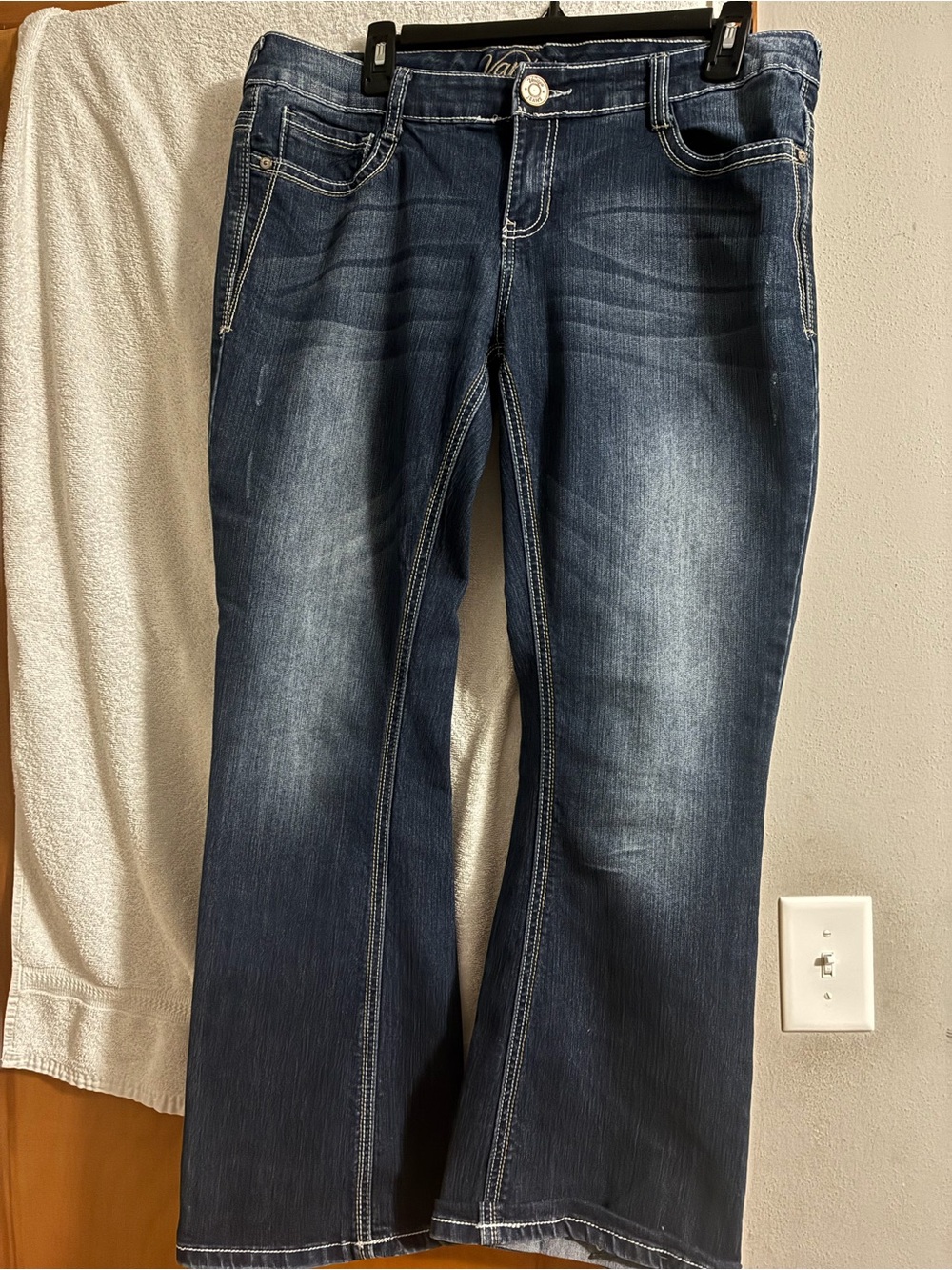 Vanity Dark Blue Flare Jeans